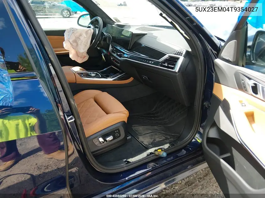 2026 BMW X7 xDrive40I VIN: 5UX23EM04T9354027 Lot: 45560290
