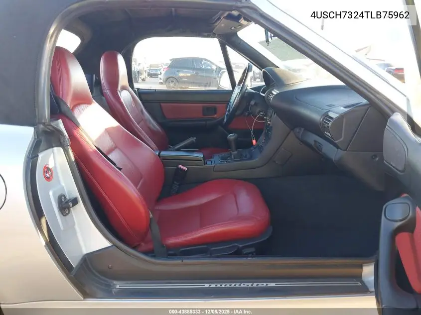 1996 BMW Z3 1.9 VIN: 4USCH7324TLB75962 Lot: 43885333
