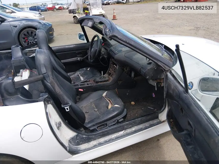 1997 BMW Z3 1.9L Roadster VIN: 4USCH7329VLB82537 Lot: 44942760