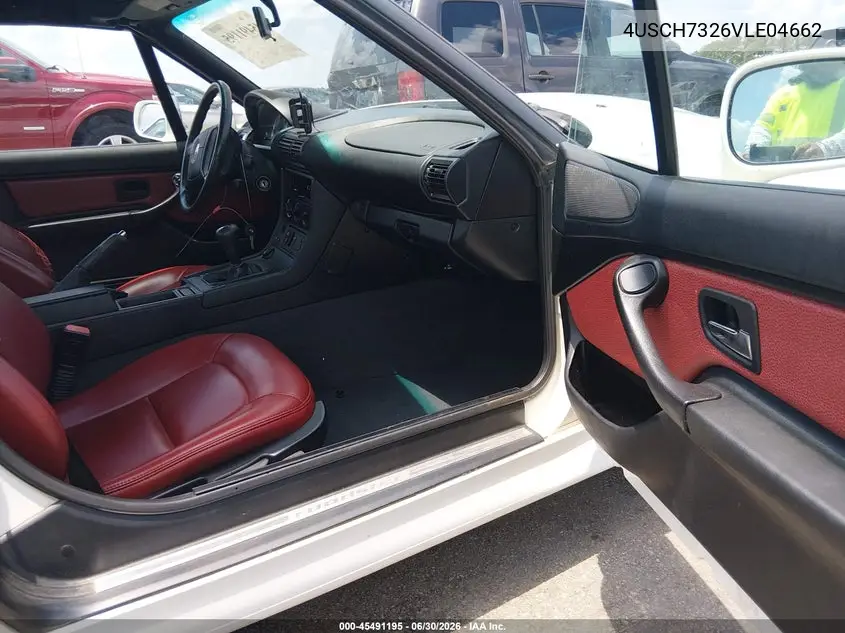 1997 BMW Z3 1.9L Roadster VIN: 4USCH7326VLE04662 Lot: 45491195
