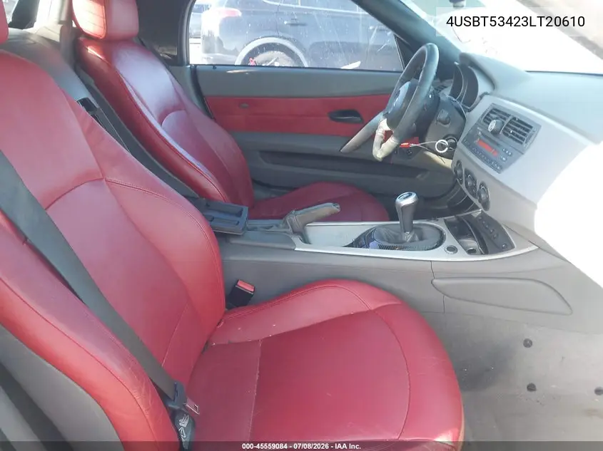 2003 BMW Z4 3.0I VIN: 4USBT53423LT20610 Lot: 45559084