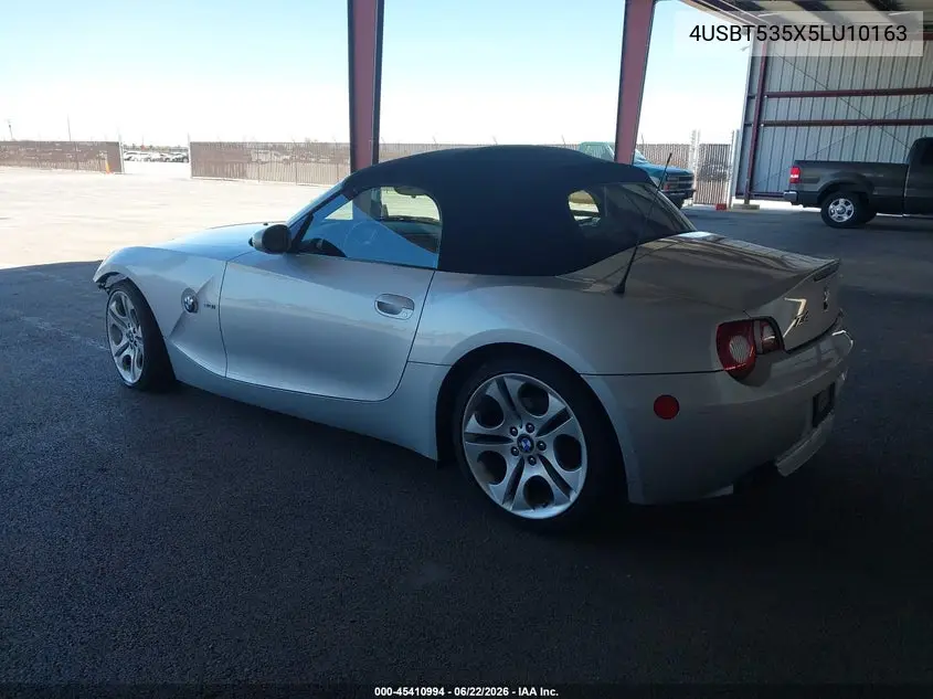 2005 BMW Z4 3.0I VIN: 4USBT535X5LU10163 Lot: 45410994