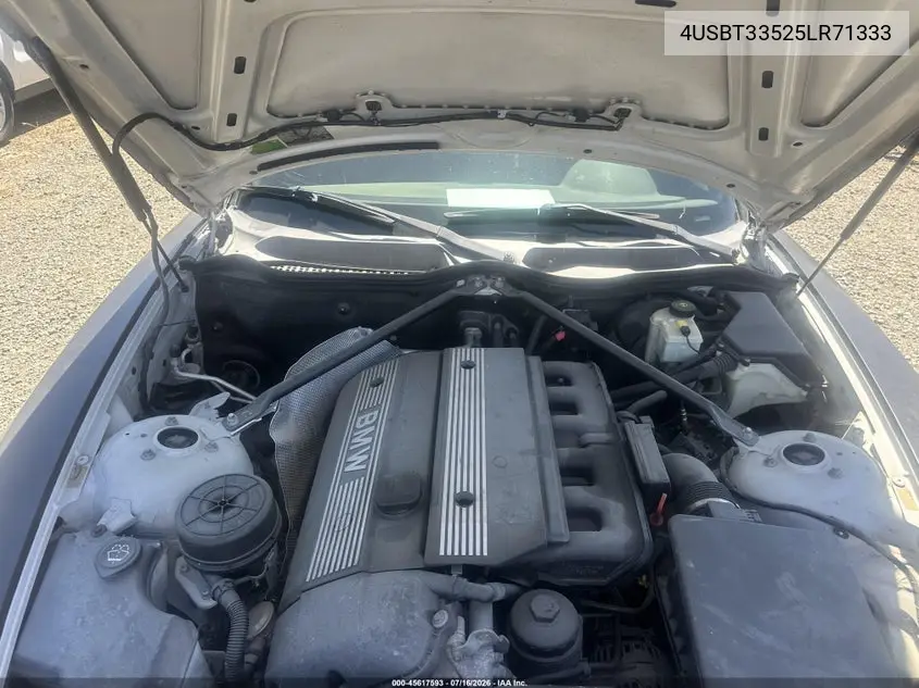 2005 BMW Z4 2.5I VIN: 4USBT33525LR71333 Lot: 45617593