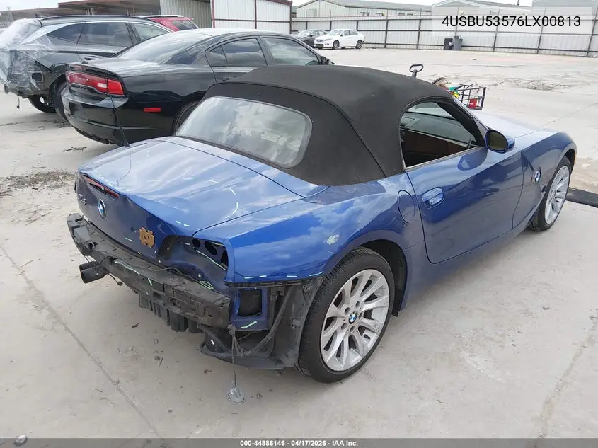 2006 BMW Z4 3.0Si VIN: 4USBU53576LX00813 Lot: 44886146