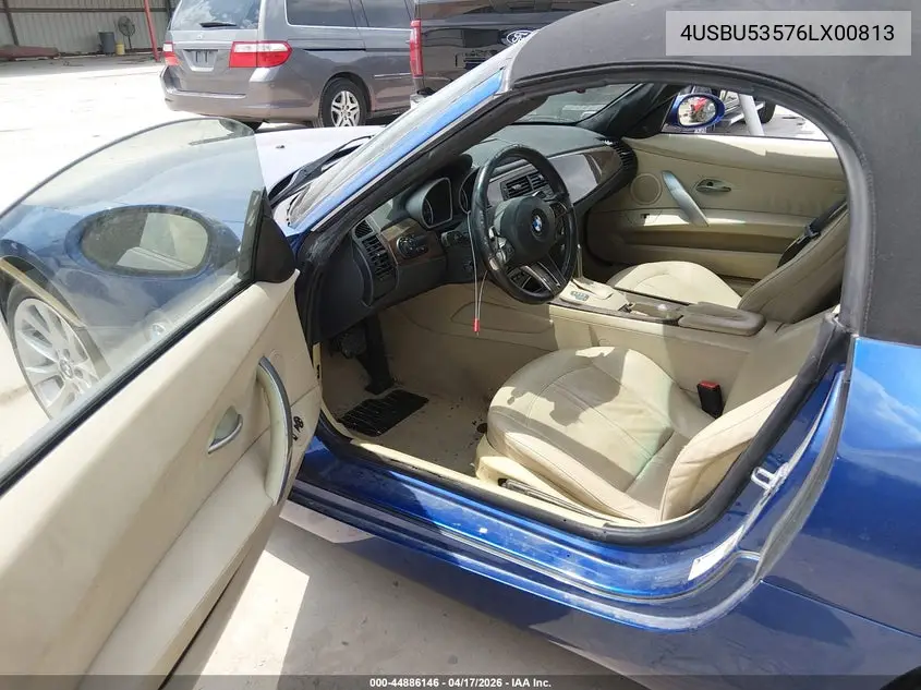 2006 BMW Z4 3.0Si VIN: 4USBU53576LX00813 Lot: 44886146