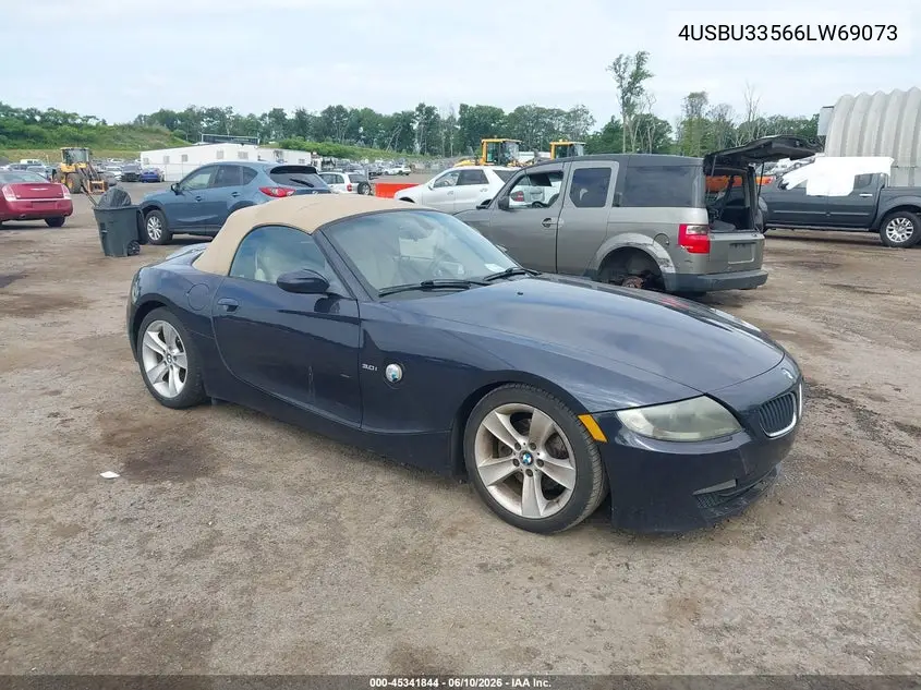 2006 BMW Z4 3.0I VIN: 4USBU33566LW69073 Lot: 45341844