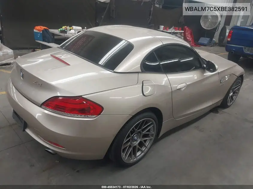 2011 BMW Z4 Sdrive35I VIN: WBALM7C5XBE382591 Lot: 45534173
