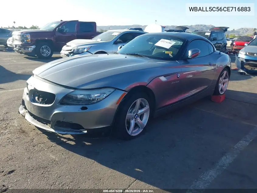 2012 BMW Z4 Sdrive28I VIN: WBALL5C56CE716883 Lot: 45474286