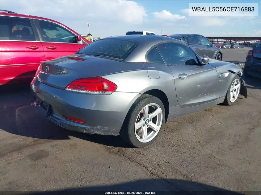 2012 BMW Z4 Sdrive28I VIN: WBALL5C56CE716883 Lot: 45474286