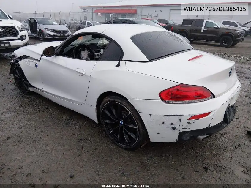 2013 BMW Z4 Sdrive35I VIN: WBALM7C57DE385435 Lot: 44213644