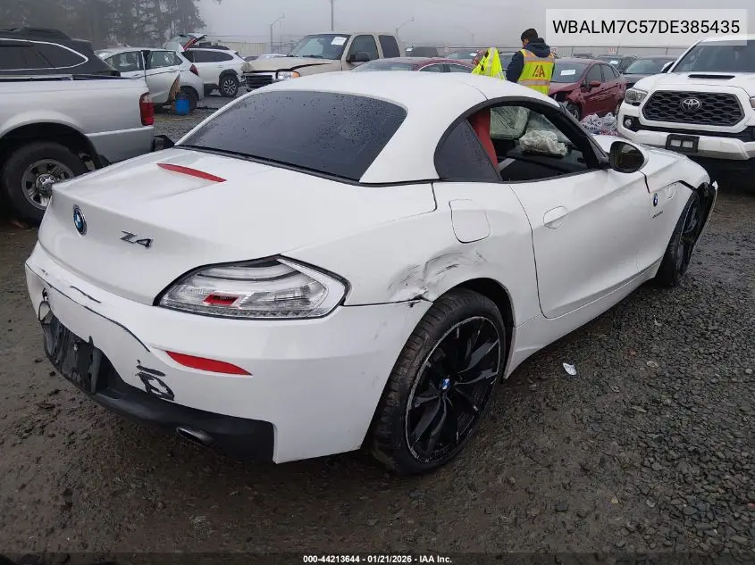 2013 BMW Z4 Sdrive35I VIN: WBALM7C57DE385435 Lot: 44213644