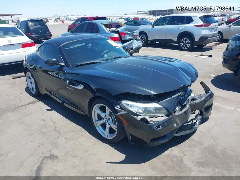 2015 BMW Z4 Sdrive35I VIN: WBALM7C51FJ798641 Lot: 45173927