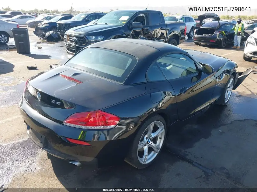 2015 BMW Z4 Sdrive35I VIN: WBALM7C51FJ798641 Lot: 45173927