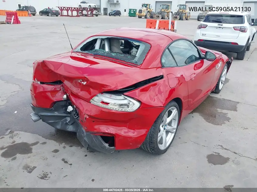 2016 BMW Z4 Sdrive28I VIN: WBALL5C59G5A21130 Lot: 44702425