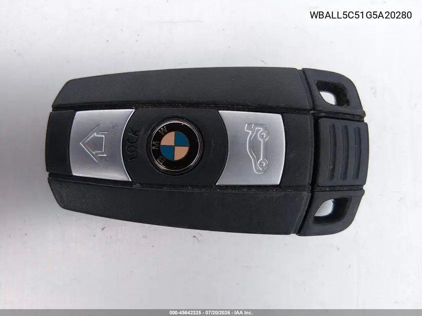 2016 BMW Z4 Sdrive28I VIN: WBALL5C51G5A20280 Lot: 45642325
