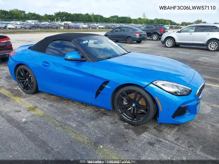 2020 BMW Z4 Sdrive30I VIN: WBAHF3C06LWW57110 Lot: 43652027