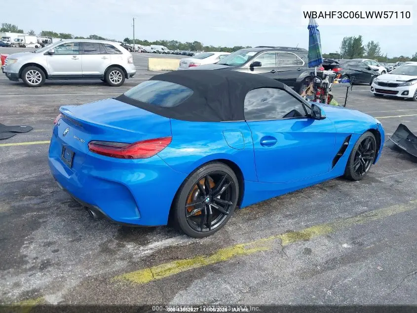 2020 BMW Z4 Sdrive30I VIN: WBAHF3C06LWW57110 Lot: 43652027