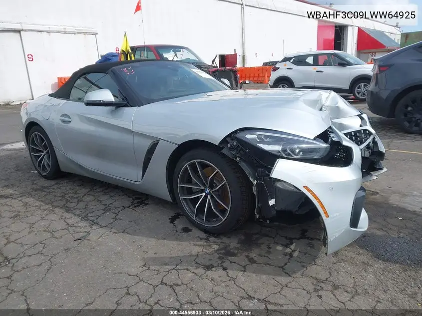 2020 BMW Z4 Sdrive30I VIN: WBAHF3C09LWW64925 Lot: 44556933