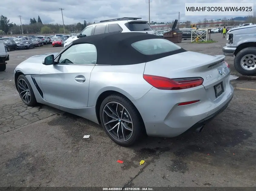2020 BMW Z4 Sdrive30I VIN: WBAHF3C09LWW64925 Lot: 44556933