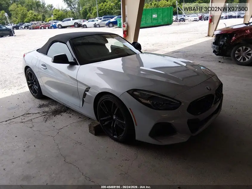 2022 BMW Z4 Sdrive30I VIN: WBAHF3C02NWX97500 Lot: 45469190