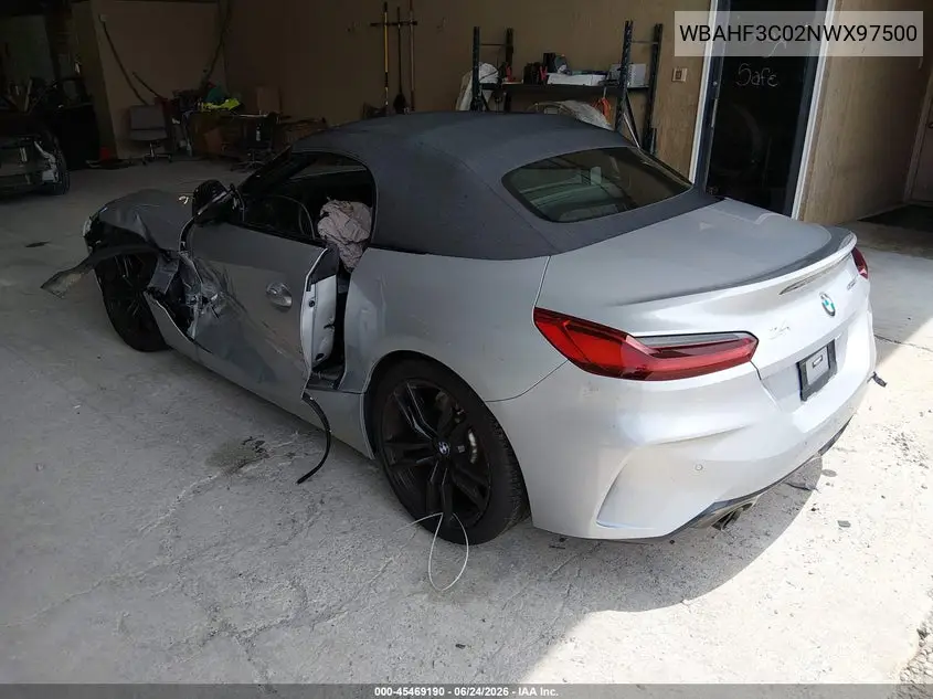 2022 BMW Z4 Sdrive30I VIN: WBAHF3C02NWX97500 Lot: 45469190