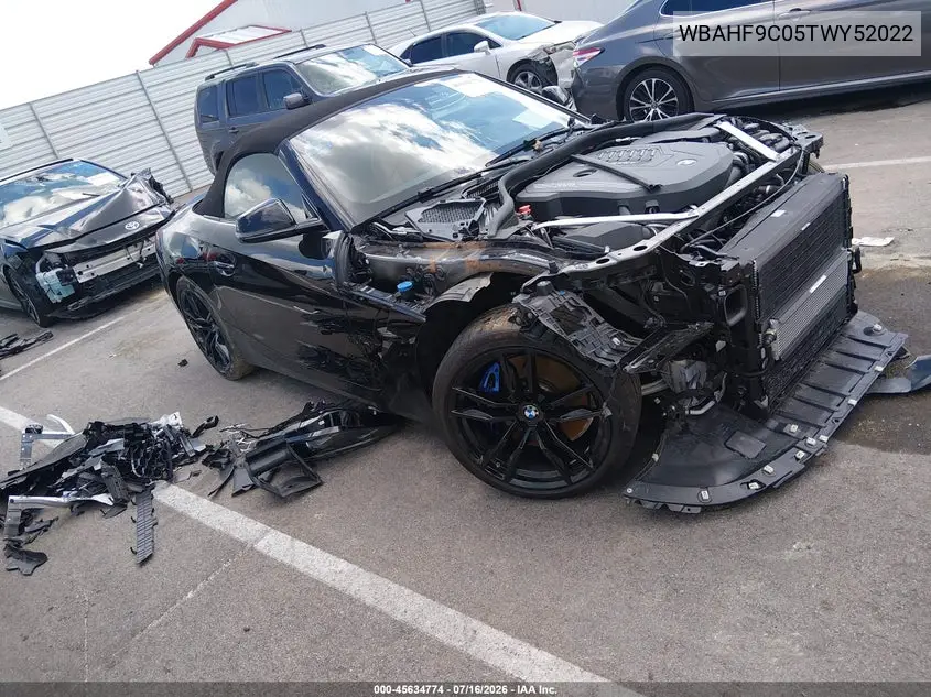 2026 BMW Z4 M40I VIN: WBAHF9C05TWY52022 Lot: 45634774
