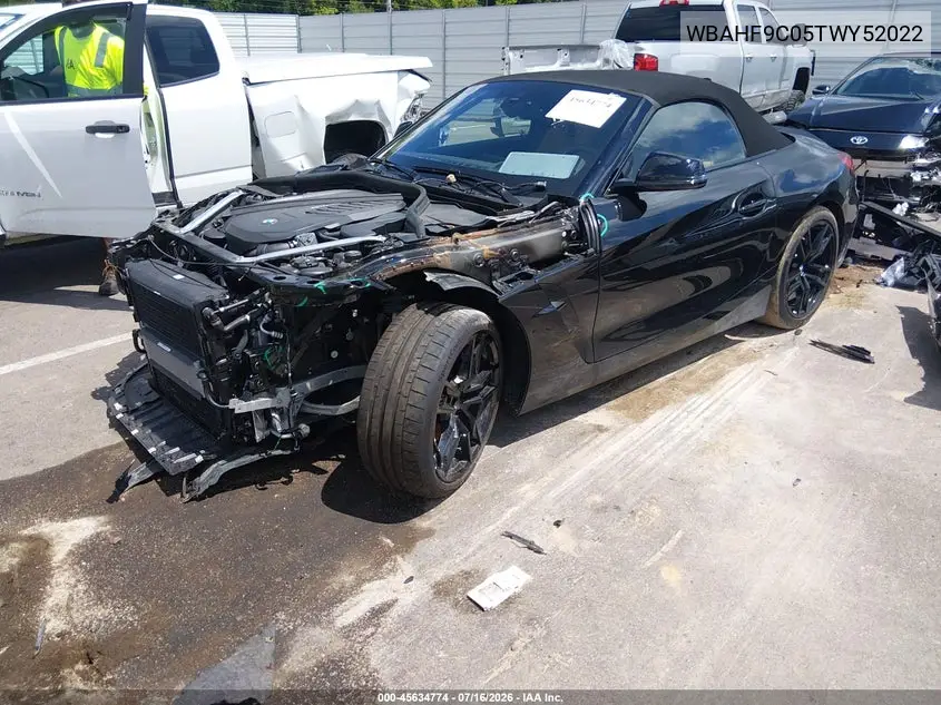 2026 BMW Z4 M40I VIN: WBAHF9C05TWY52022 Lot: 45634774