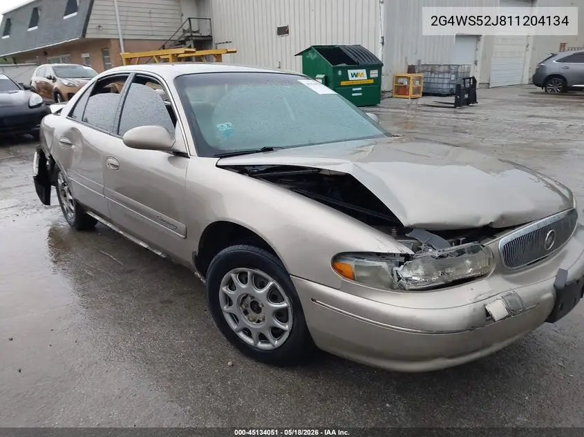 2001 Buick Century Custom VIN: 2G4WS52J811204134 Lot: 45134051