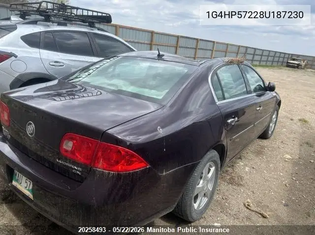 2008 Buick Lucerne Cx V6 VIN: 1G4HP57228U187230 Lot: 20258493