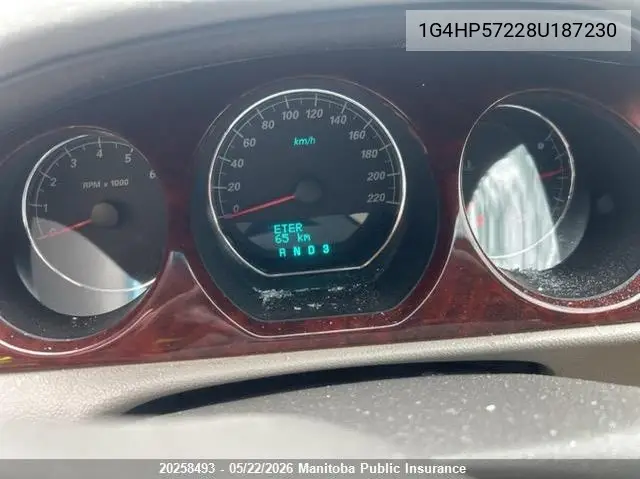 2008 Buick Lucerne Cx V6 VIN: 1G4HP57228U187230 Lot: 20258493