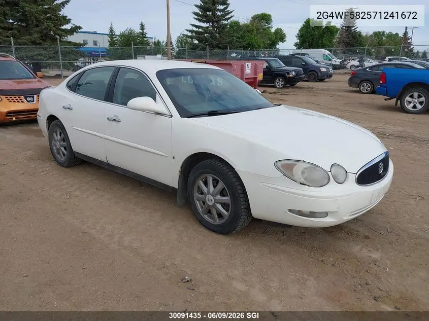 2007 Buick Allure Cx VIN: 2G4WF582571241672 Lot: 30091435