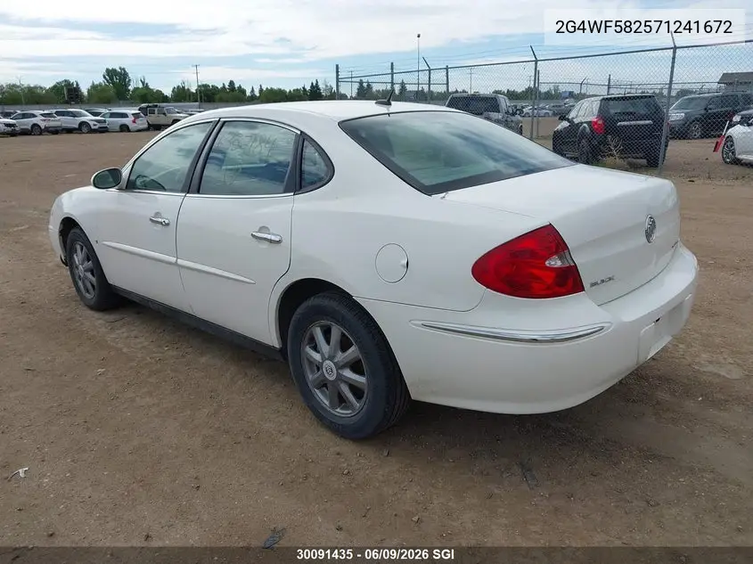 2007 Buick Allure Cx VIN: 2G4WF582571241672 Lot: 30091435