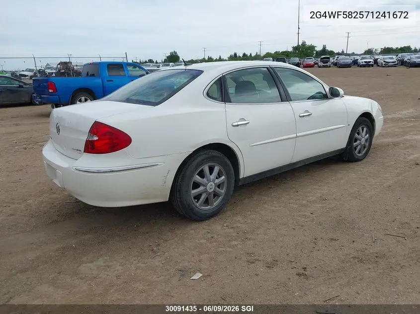2007 Buick Allure Cx VIN: 2G4WF582571241672 Lot: 30091435