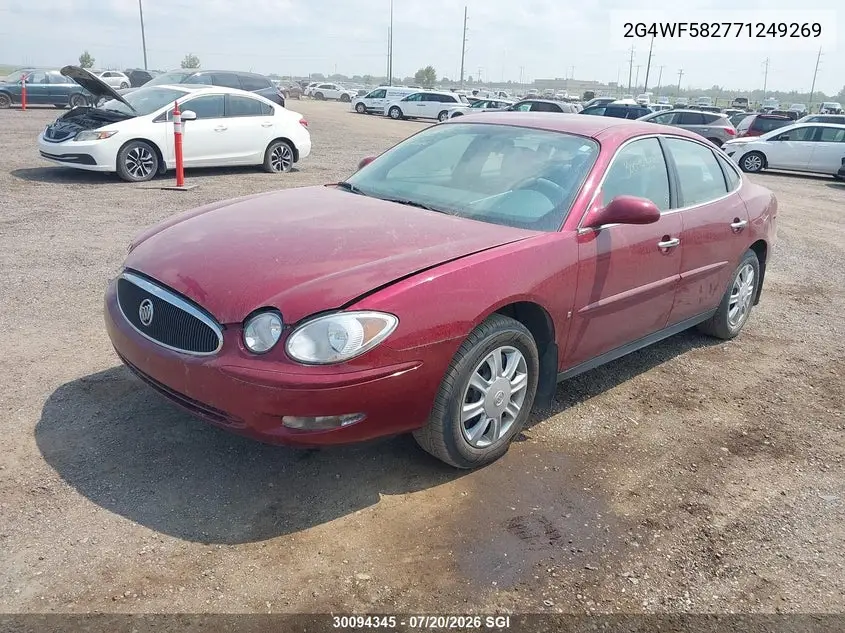 2007 Buick Allure Cx VIN: 2G4WF582771249269 Lot: 30094345