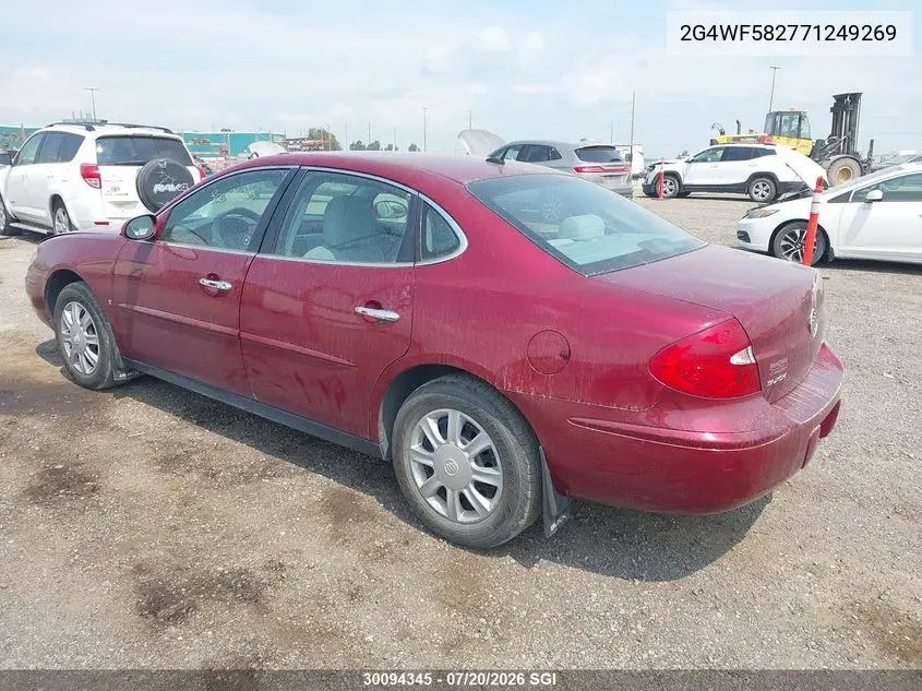 2007 Buick Allure Cx VIN: 2G4WF582771249269 Lot: 30094345
