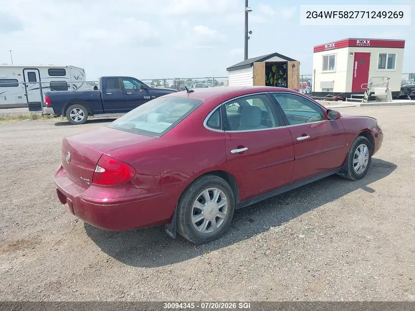 2007 Buick Allure Cx VIN: 2G4WF582771249269 Lot: 30094345