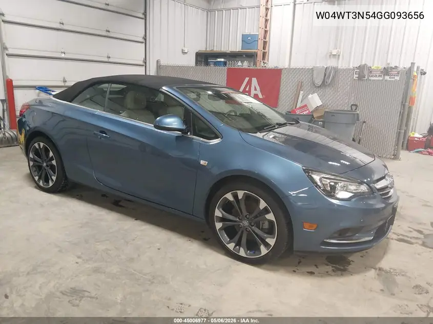 2016 Buick Cascada Premium VIN: W04WT3N54GG093656 Lot: 45006977
