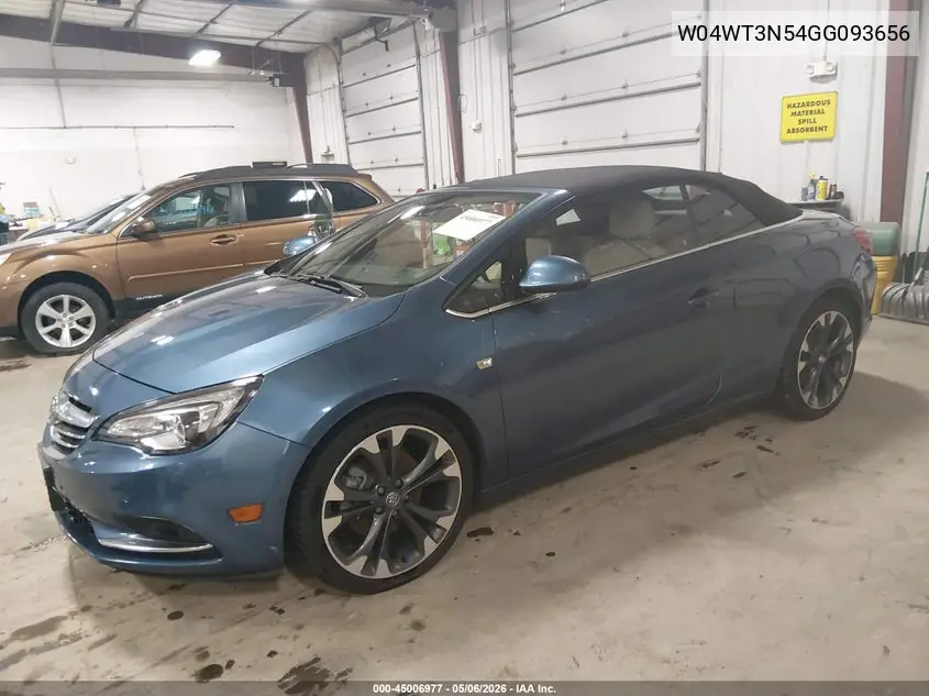 2016 Buick Cascada Premium VIN: W04WT3N54GG093656 Lot: 45006977