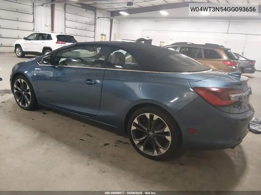 2016 Buick Cascada Premium VIN: W04WT3N54GG093656 Lot: 45006977