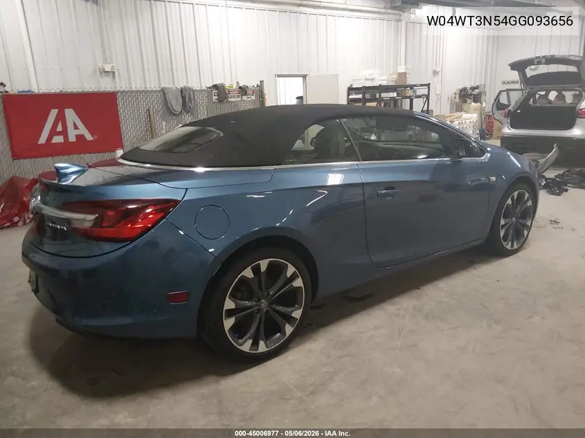 2016 Buick Cascada Premium VIN: W04WT3N54GG093656 Lot: 45006977