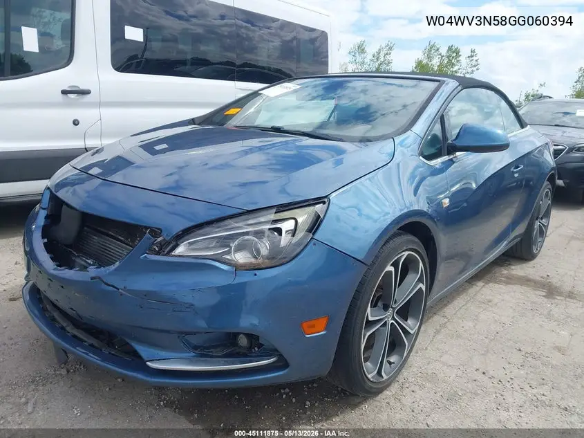 2016 Buick Cascada VIN: W04WV3N58GG060394 Lot: 45111875