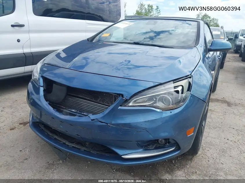 2016 Buick Cascada VIN: W04WV3N58GG060394 Lot: 45111875