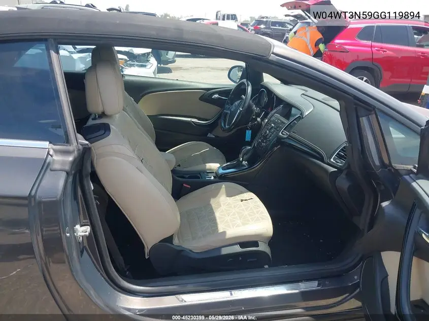 2016 Buick Cascada Premium VIN: W04WT3N59GG119894 Lot: 45230399