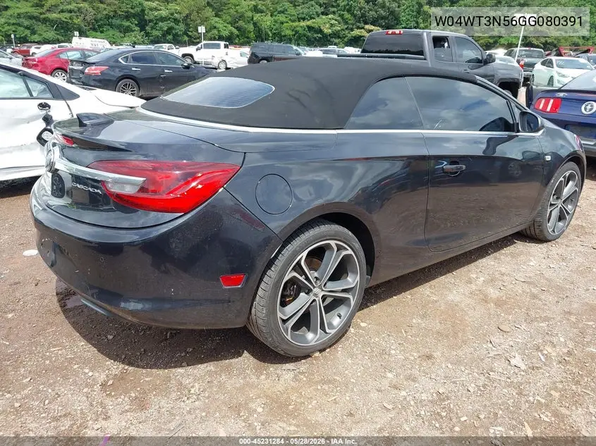 2016 Buick Cascada Premium VIN: W04WT3N56GG080391 Lot: 45231284