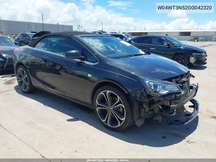 2016 Buick Cascada Premium VIN: W04WT3N52GG042320 Lot: 45271943