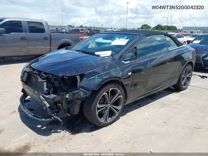 2016 Buick Cascada Premium VIN: W04WT3N52GG042320 Lot: 45271943