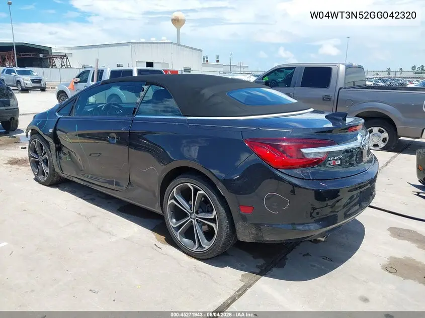 2016 Buick Cascada Premium VIN: W04WT3N52GG042320 Lot: 45271943