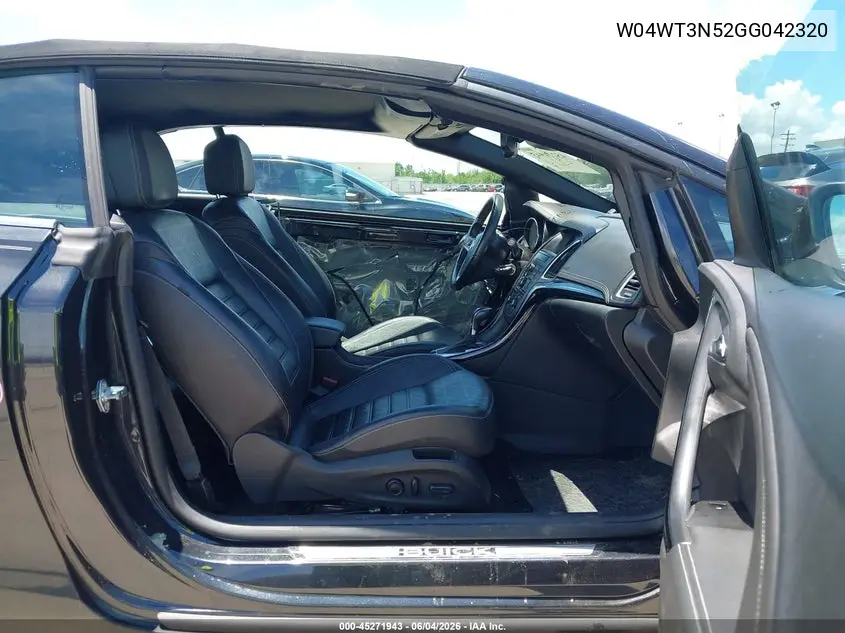 2016 Buick Cascada Premium VIN: W04WT3N52GG042320 Lot: 45271943