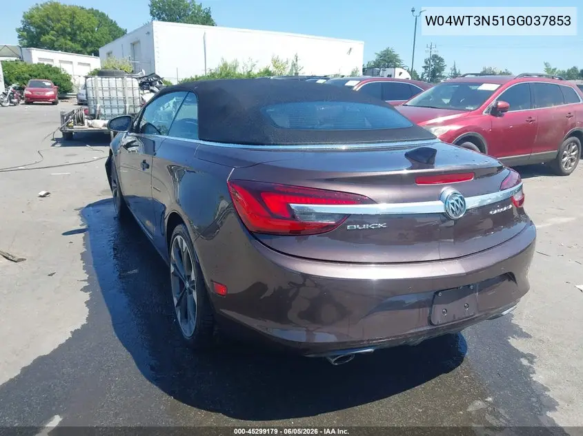 2016 Buick Cascada Premium VIN: W04WT3N51GG037853 Lot: 45299179