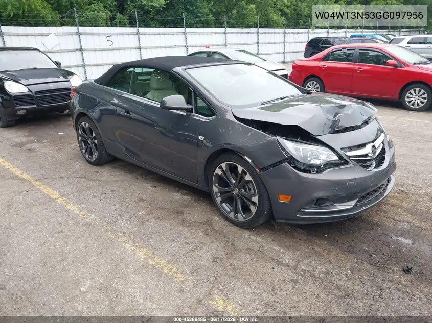 2016 Buick Cascada Premium VIN: W04WT3N53GG097956 Lot: 45368485